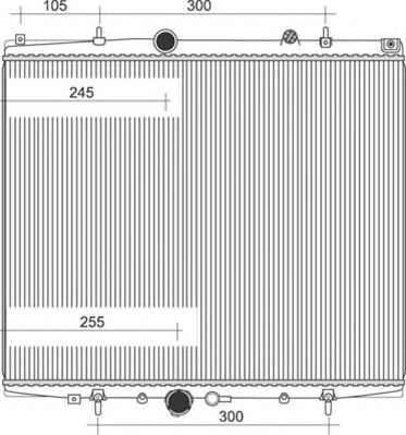 MAGNETI MARELLI 350213893000 -  Радиатор, охлаждение двигателя